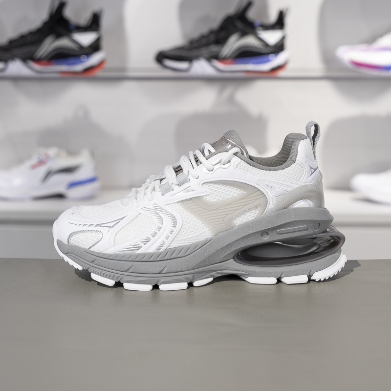 李宁防滑女子系带厚底增高休闲鞋