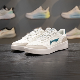 厚底软弹轻便透气休闲鞋 李宁元 AGCW081 新款 2026年春季 宝板鞋 男鞋