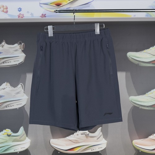 李宁男子排湿速干运动短裤