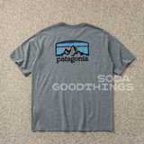 Пятно соды Patagonia P-6 Battaneian мужская и женская классическая футболка с короткими рукавами горного пика