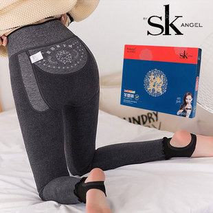 加厚塑形提臀女踩脚打底裤 SK9960保暖裤 夏洛莱羊绒480克棉面冬季