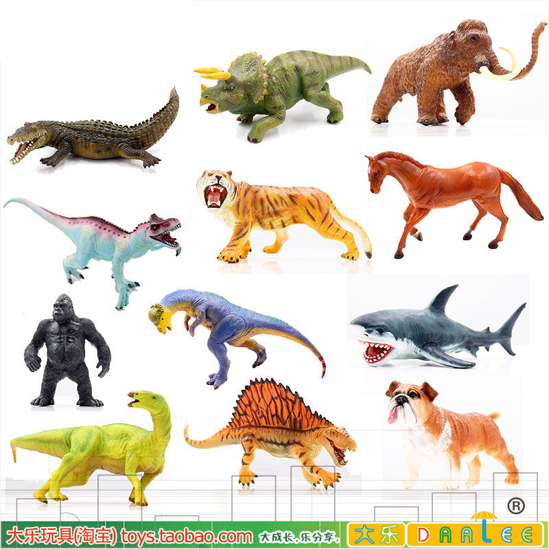 vRECUR仿真动物恐龙长毛象斗牛犬