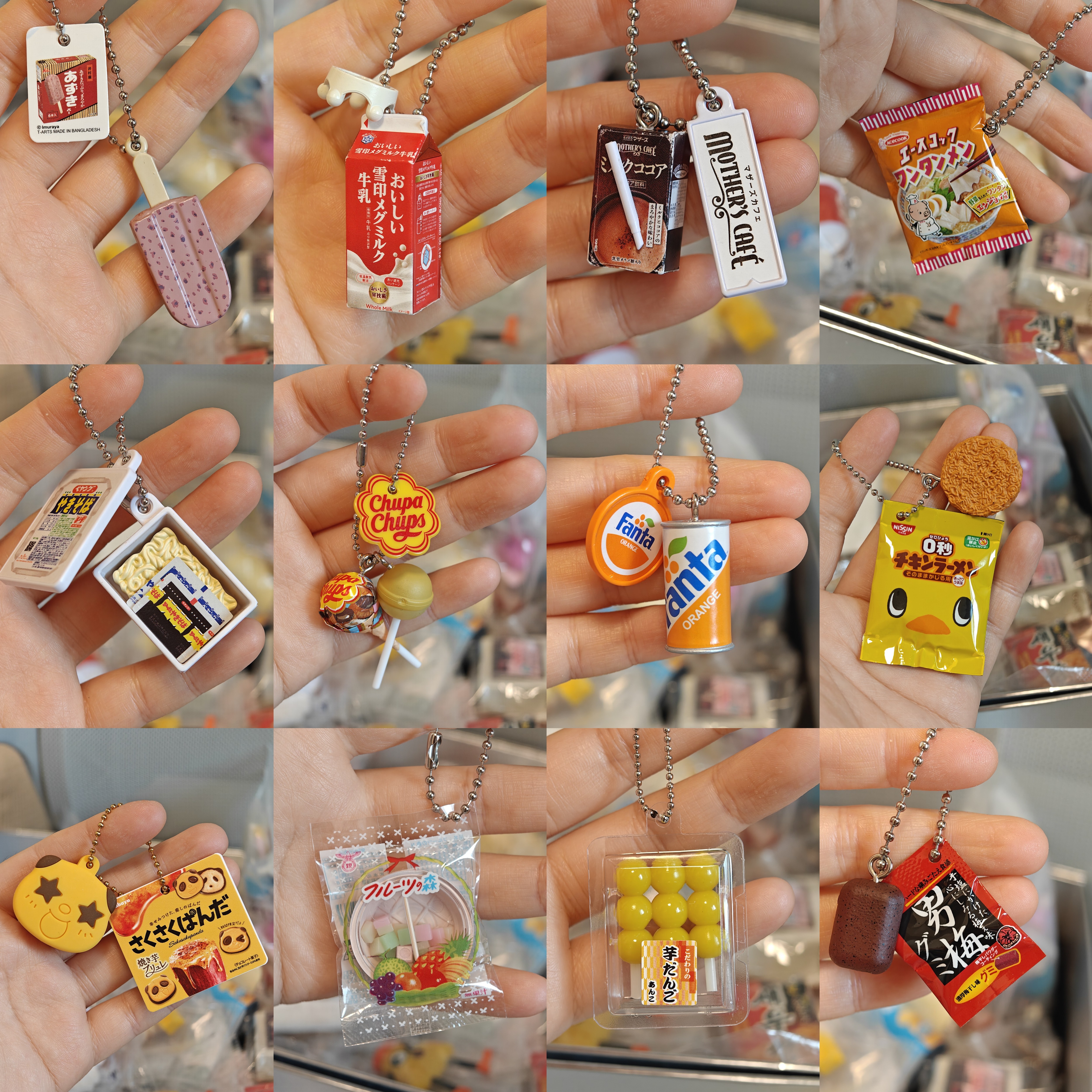 现货日本中古玩具食玩微缩零食挂盒蛋/扭蛋/联名摆件