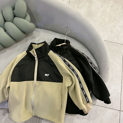 清仓儿童加厚外套奥利绒深秋初冬