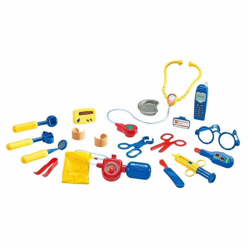兽医牙医宠物医生手提箱包医用急救包推车套装组儿童角色扮演医院