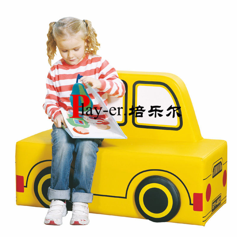 出租车沙发幼儿园早教亲子园儿童软体造型凳子靠背椅子沙发