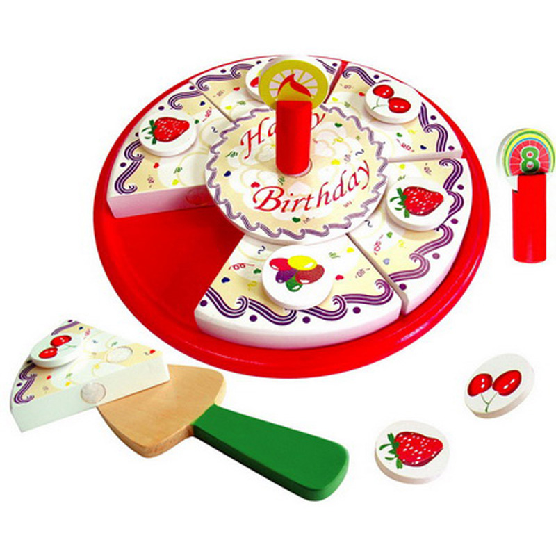 生日蛋糕幼儿木质玩具娃娃家