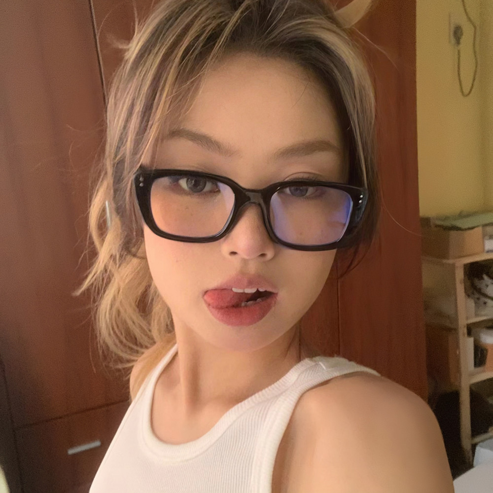 复古黑框粗边猫眼素颜眼睛框架女