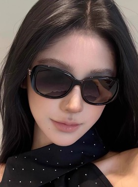 复古大框方框墨镜偏光防紫外线女