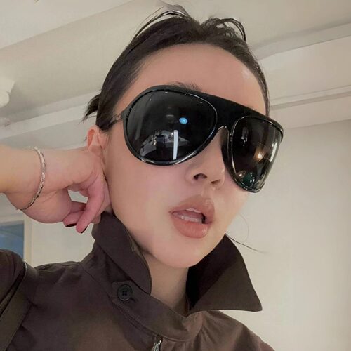 欧美风辣妹蛤蟆镜大框显瘦太阳镜