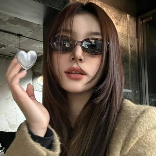 复古法式豹纹墨镜女款小脸小框女