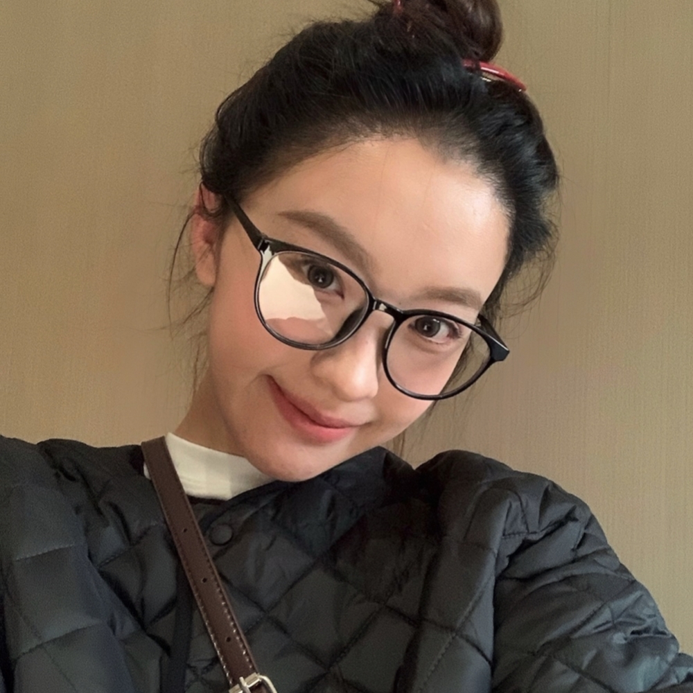 复古黑框眼镜女近视可配度数超轻