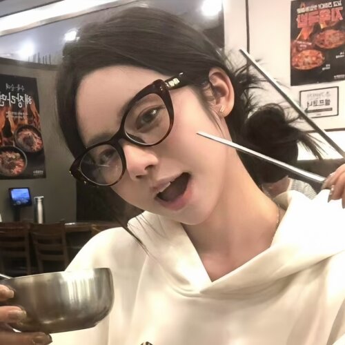 韩版复古豹纹猫眼方圆脸素颜眼镜