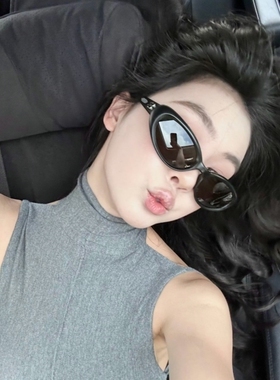 易梦玲同款gm墨镜女款欧美椭圆