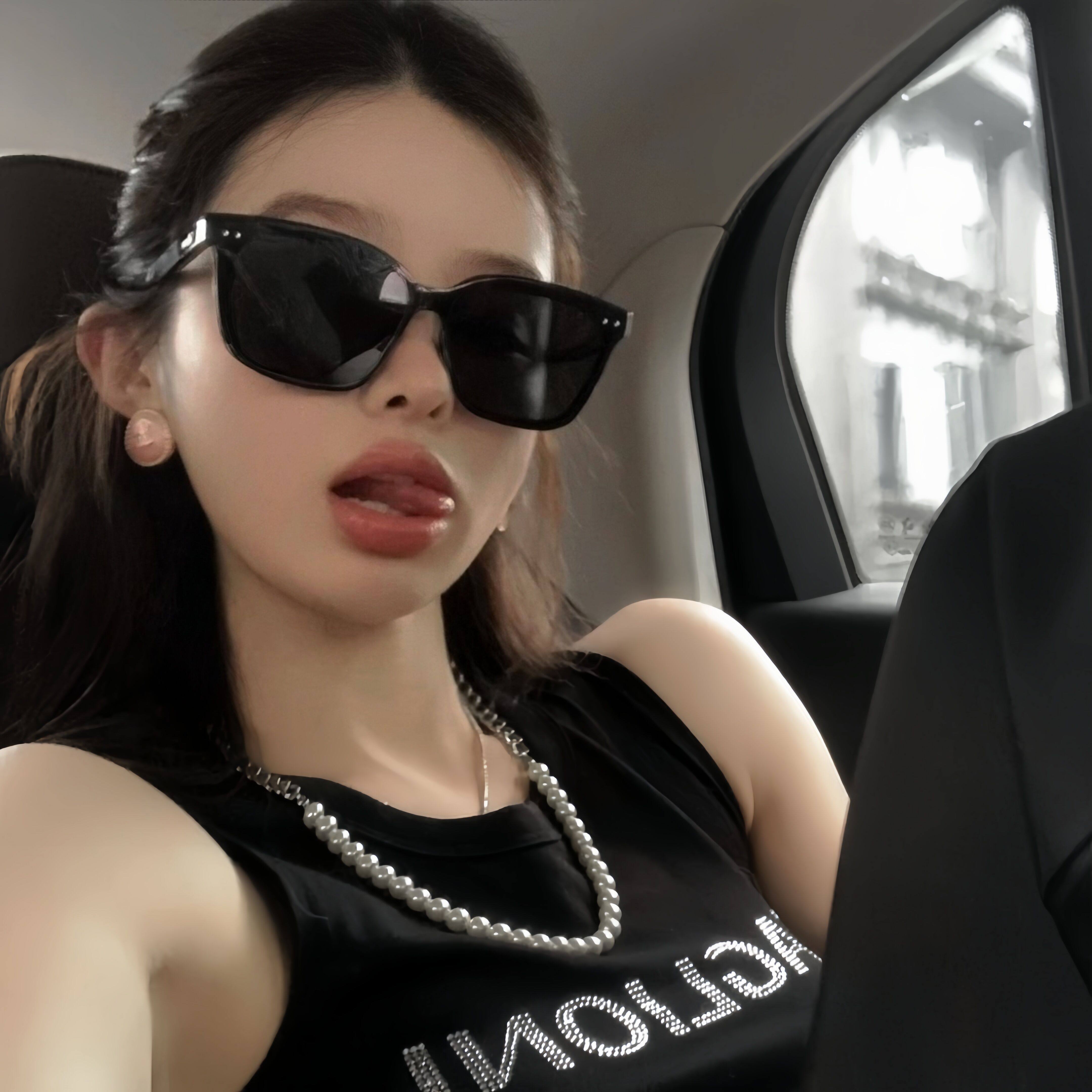 小脸小框gm高级感太阳眼镜女墨镜