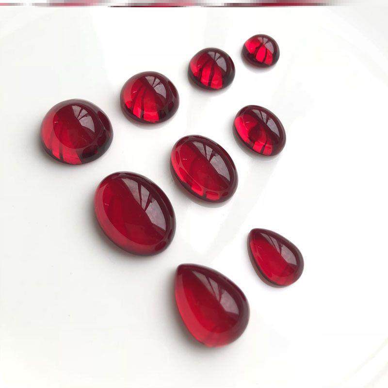 鸽血鞋子水晶石国产猫眼玻璃复古福袋蛋形戒面首饰彩色深红平底钻,饰品/流行首饰/时尚饰品新,其他DIY饰品配件,淘宝优惠券,粉丝福利购,淘宝优惠卷