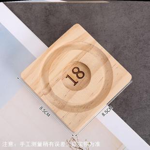 实木道具拍摄木托盘穿珠手串水晶散珠工具盘手工diy串珠设计盘