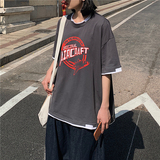 2021夏季新款短袖t恤男宽松情侣装上衣D001P35，男装T恤，电商B203