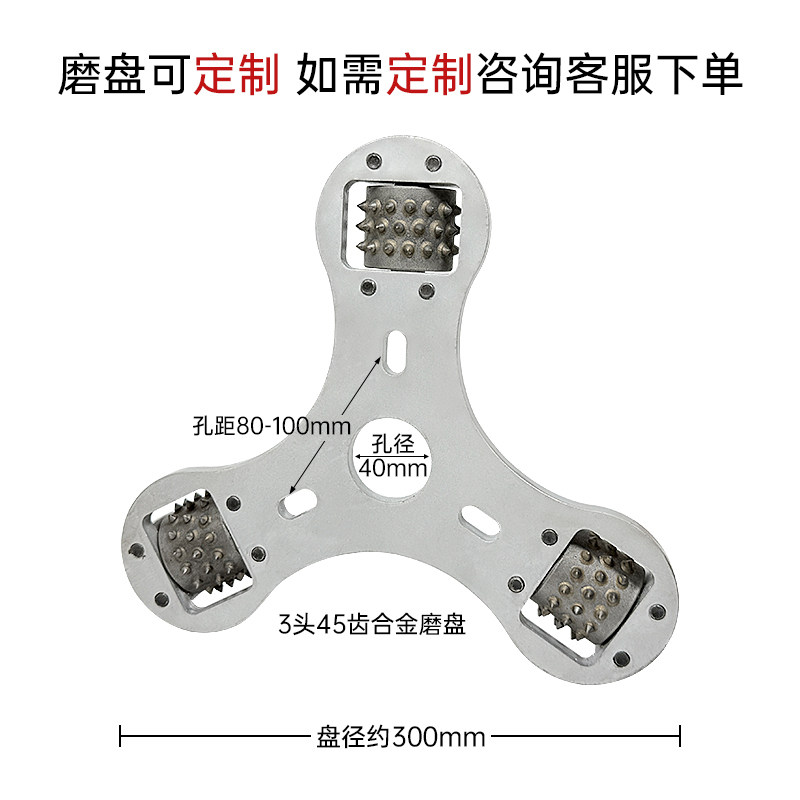 研磨机合金磨盘凿毛滚轮