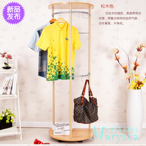 新款卧室金属衣帽架门厅落地式半圆衣服架时尚田园风格简易日式挂