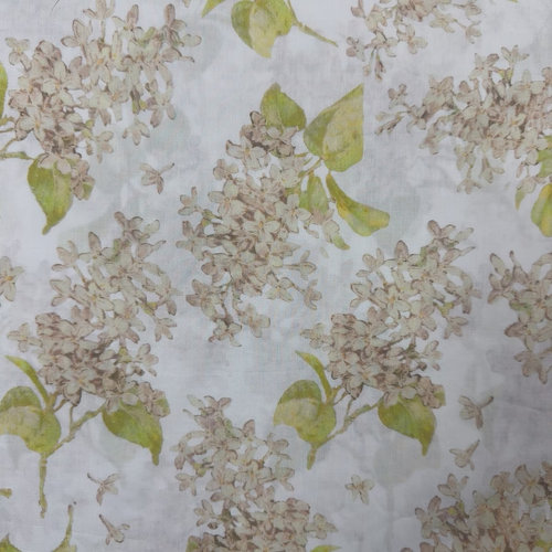 英国liberty国产平替80支府绸archive lilac丁香花薄款服装布料