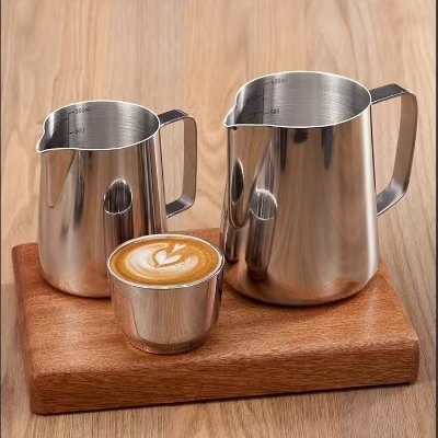 不锈钢拉花杯尖嘴拉花缸