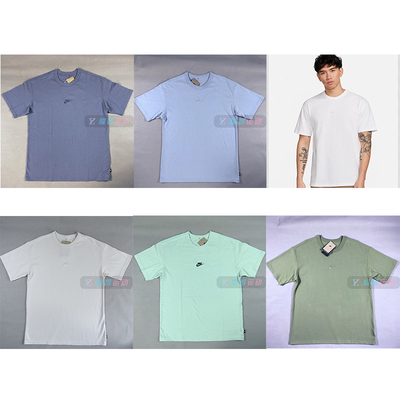 NIKE男子运动休闲重磅棉短袖T恤