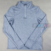 Nike耐克女子防晒速干跑步训练休闲运动半拉链长袖 440 T恤FB4317