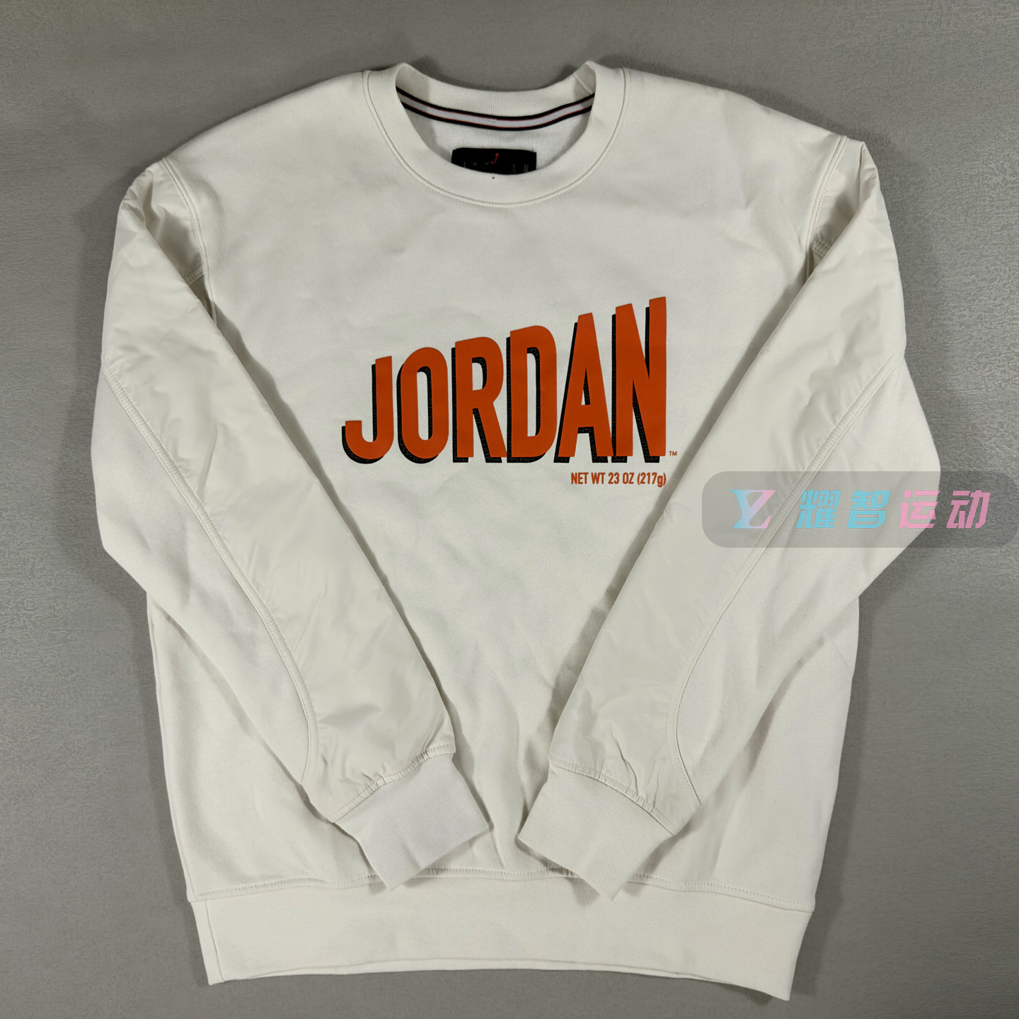 NIKE耐克 JORDAN男子圆领加绒运动套头衫休闲长袖卫衣DV7589-030