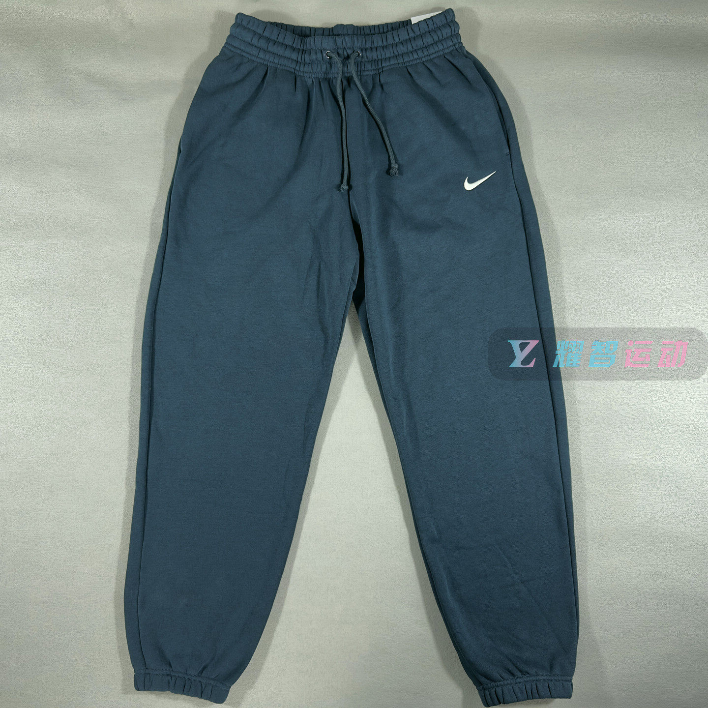 耐克Nike女子春秋冬针织运动休闲宽松加绒保暖束脚长裤FZ5997-478