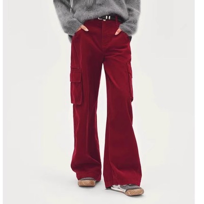 AVVENN 简约复古牛仔裤25年冬AL91302617——1690