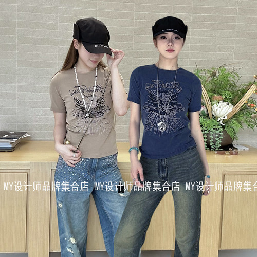 ETHOR 卡通印花复古短袖T恤26年 ERSS26-416T/417T——980