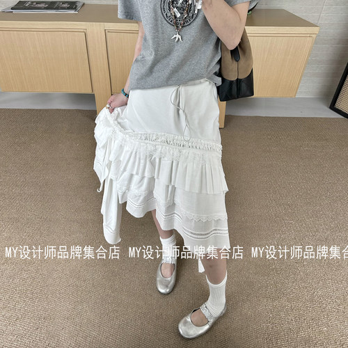 ETHOR 白色系带半裙ERSS26-160SK——3290