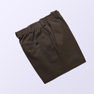 休闲长裤 中式 刺绣唐装 秋冬季 百福龙松紧腰加裤 男裤 袢两用宽松版