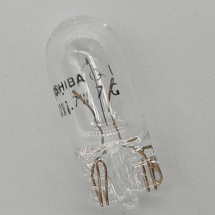 东芝 TOSHIBA A12V 1.7W T10 W1.7W 汽车小鱼尾插泡阅读仪表灯泡