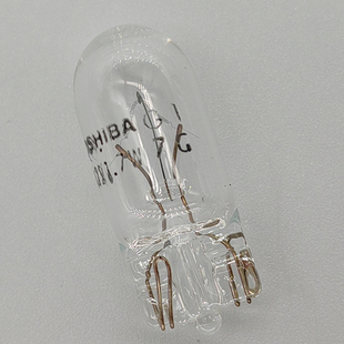 TOSHIBA W1.7W A12V T10 汽车小鱼尾插泡阅读仪表灯泡 1.7W 东芝