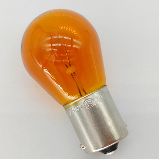 飞利浦 12V P21WY 12498 BA15s PY21W琥珀色平脚汽车转向刹车灯泡