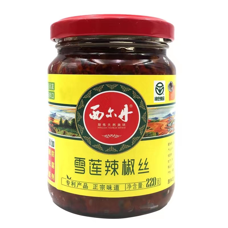西尔丹雪莲辣椒丝新疆下饭菜