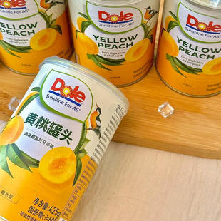 都乐DOLE黄桃罐头橘子罐头425g糖水型水果罐头家庭聚餐甜品即食