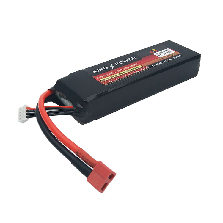 King Power遥控航模聚合物锂电池11.1V 3000mah 30C车/飞机/船用