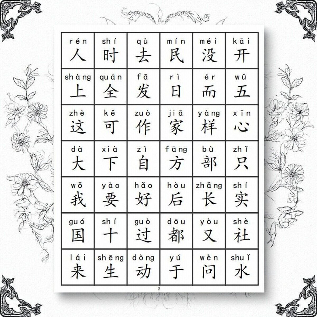 小学3000字卡片早教闪卡相片塑封