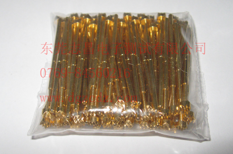 PA100-H6（头3.0）全镀金铜测试针 测试探针P25-H6 志昌1.7 1.36