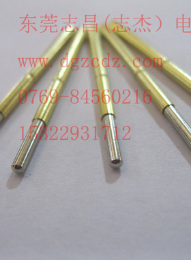 P50-J1铜测试针0#探针 测试探针 16.5mm 0.68精密 小圆头 顶针