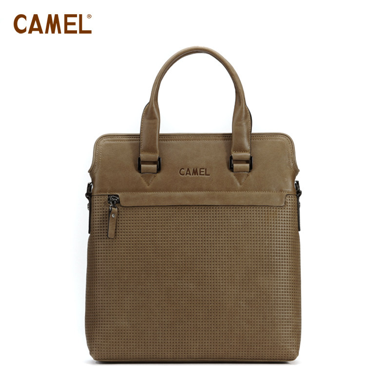 【非卖品】camel骆驼牛皮单肩包男包手提包公文包斜挎包MB17