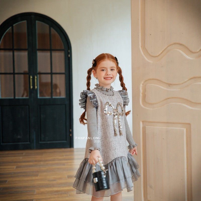 女童连衣裙25新款儿童洋气蝴蝶结小香风毛呢鱼尾裙蓬蓬裙背心裙,童装/婴儿装/亲子装,连衣裙,淘宝优惠券,粉丝福利购,淘宝优惠卷