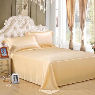 清仓处理19253040 50姆米重磅真丝床单床笠100桑蚕丝单双人床单