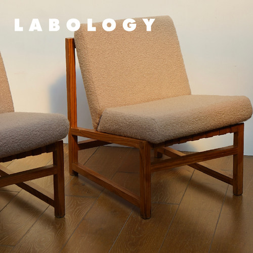 Aldea休闲椅松木复古西班牙设计