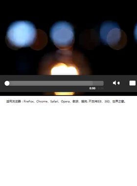 0524HTML5+CSS3视频播放器jquery+css3+html5自定义视频播放器