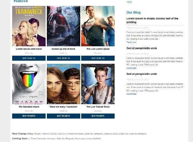 5010 电影网站模板源码html源码电影网源码