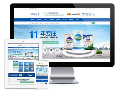 e1760营销型化工磷原料网站模板PHP-MySQL 直接安装即可运行